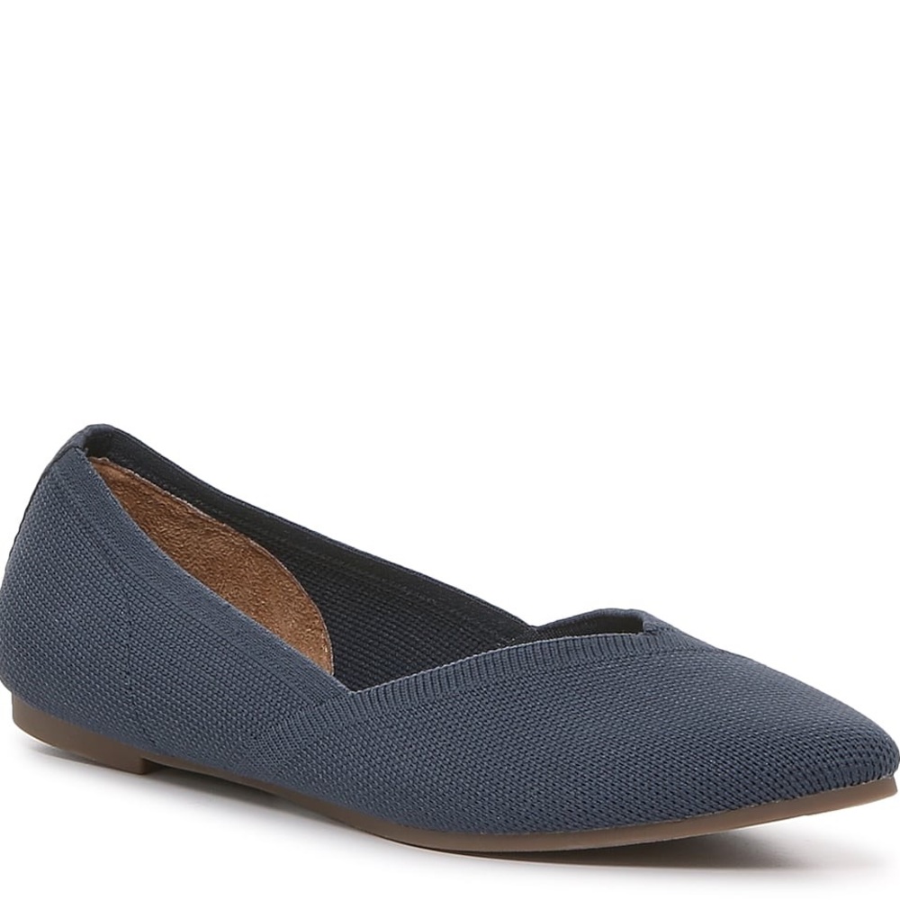 Kelly and Katie blue flats